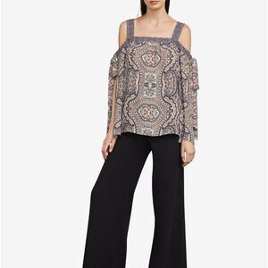 Bcbgmaxazria top blouse flowy small